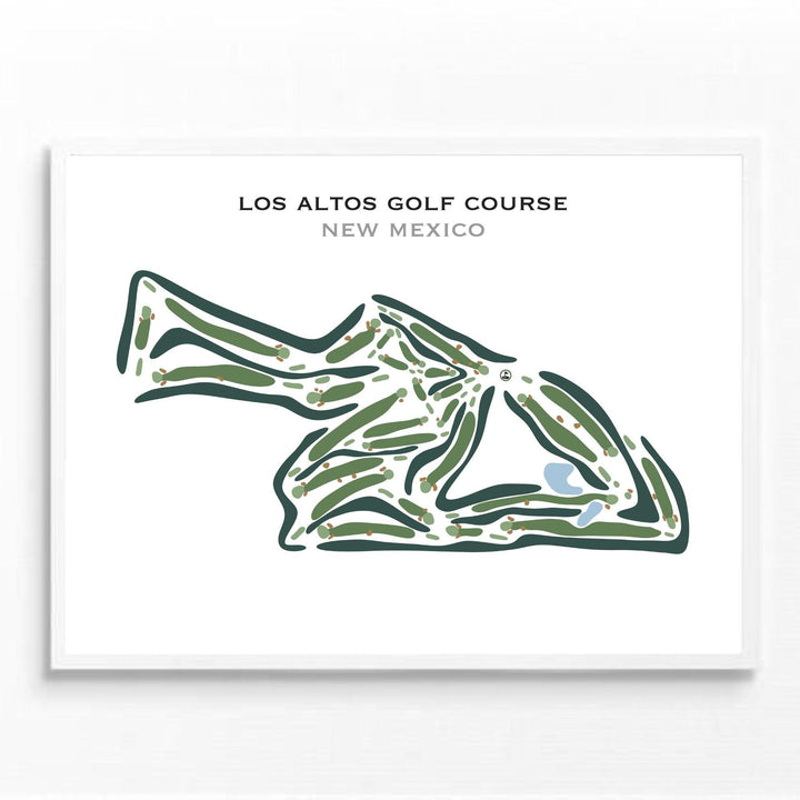 Los Altos Golf Course, New Mexico - Printed Golf Courses - Golf Course Prints