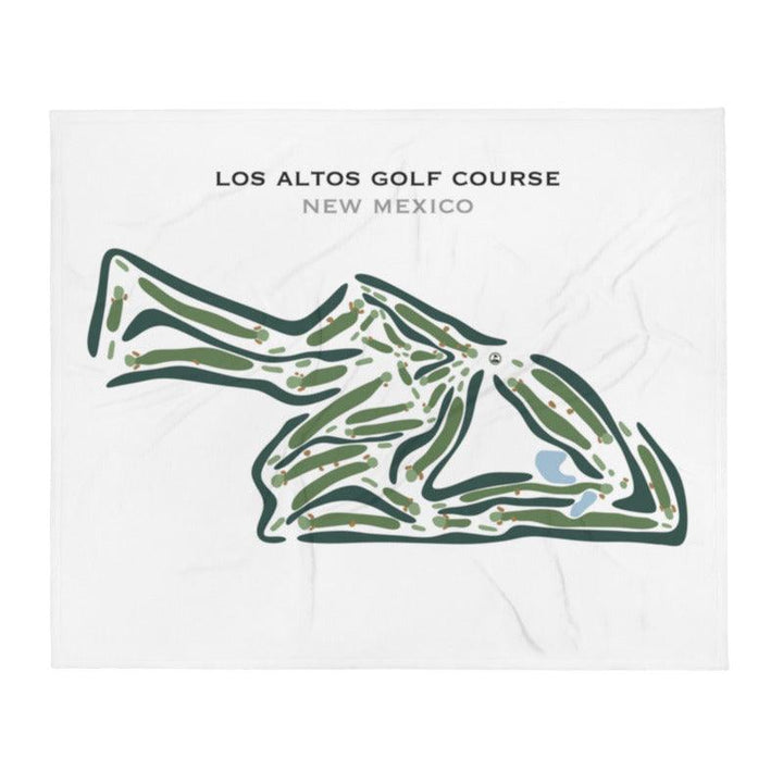 Los Altos Golf Course, New Mexico - Printed Golf Courses - Golf Course Prints