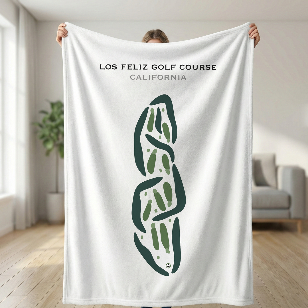 Los Feliz Golf Course, California - Printed Golf Courses