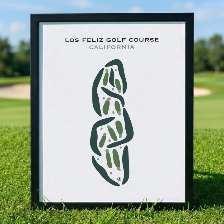 Los Feliz Golf Course, California - Printed Golf Courses