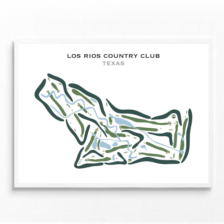 Los Rios Country Club, Texas - Printed Golf Courses