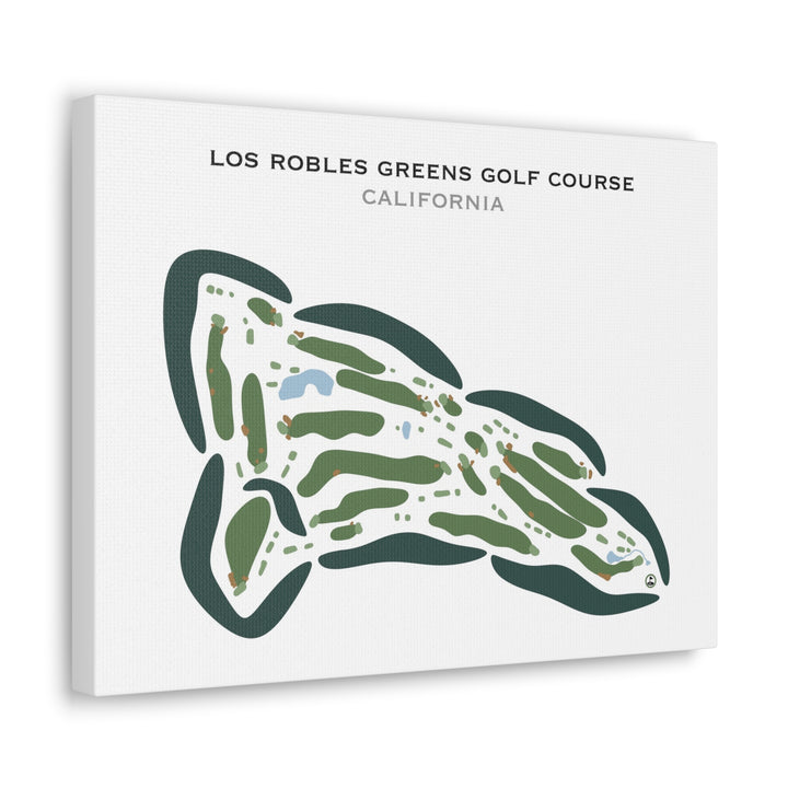 Los Robles Greens Golf Course, California - Printed Golf Courses