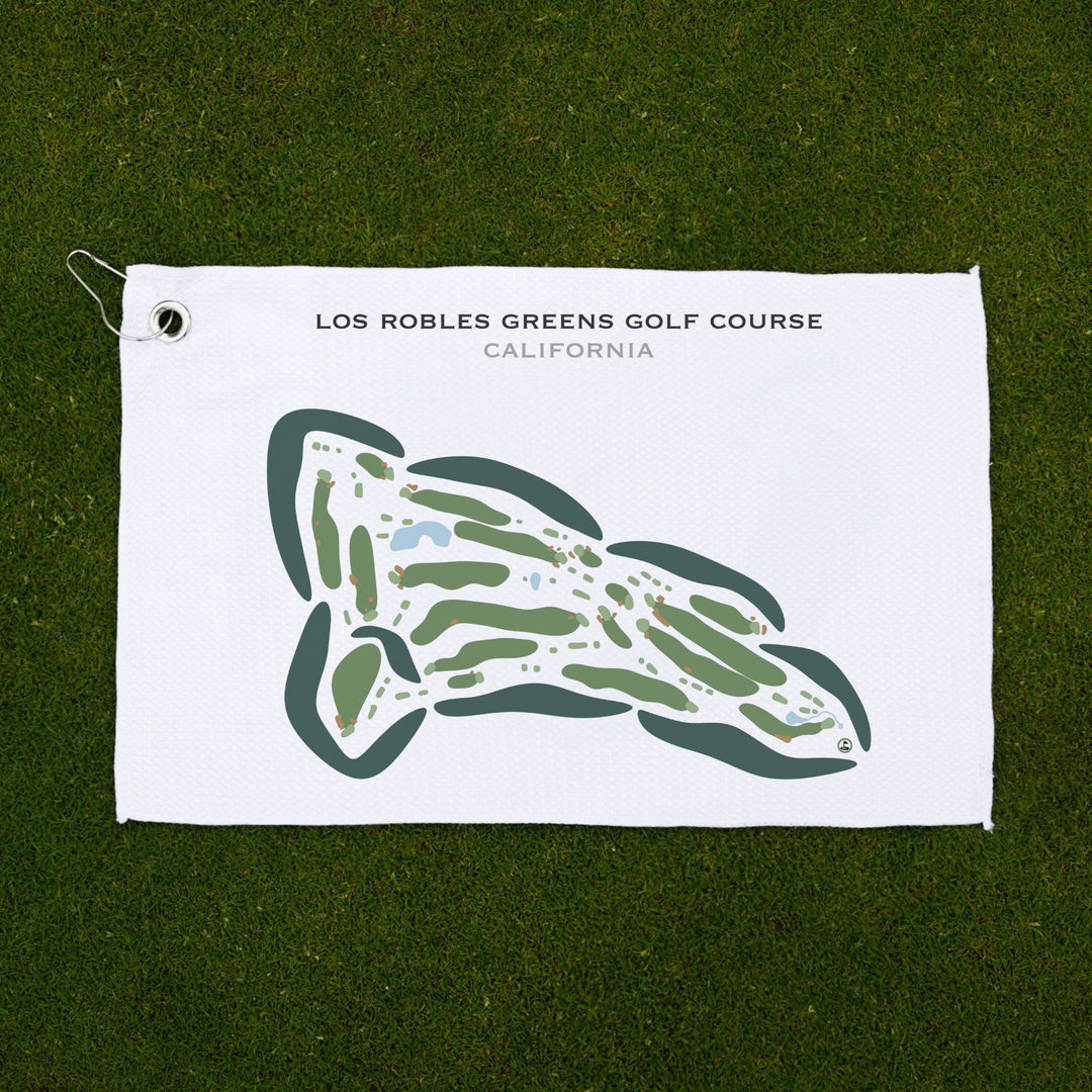 Los Robles Greens Golf Course, California - Printed Golf Courses