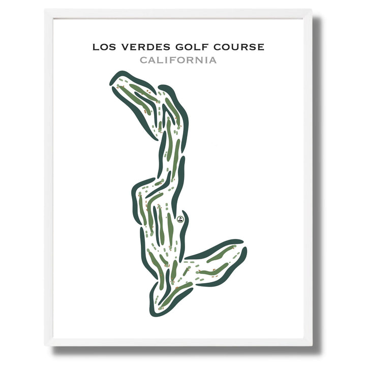 Los Verdes Golf Course, California - Printed Golf Courses