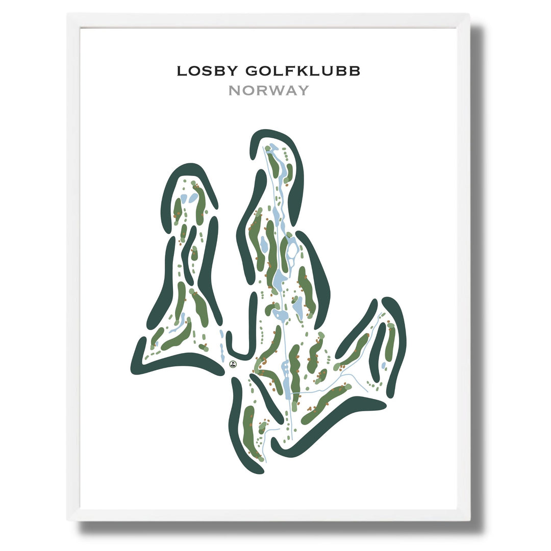 Losby Golfklubb, Norway - Printed Golf Courses