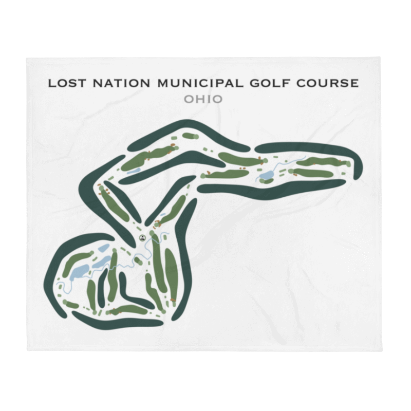 Lost Nation Municipal Golf Course, Ohio - Printed Golf Courses