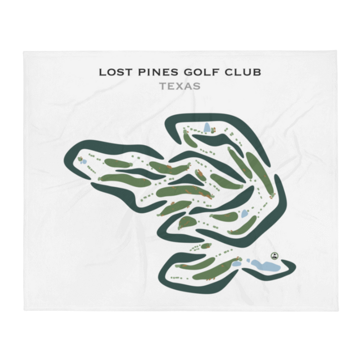 Lost Pines Golf Club, Texas - Printed Golf Courses