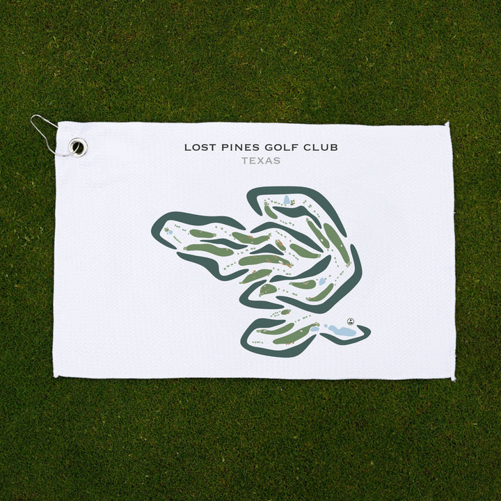 Lost Pines Golf Club, Texas - Printed Golf Courses