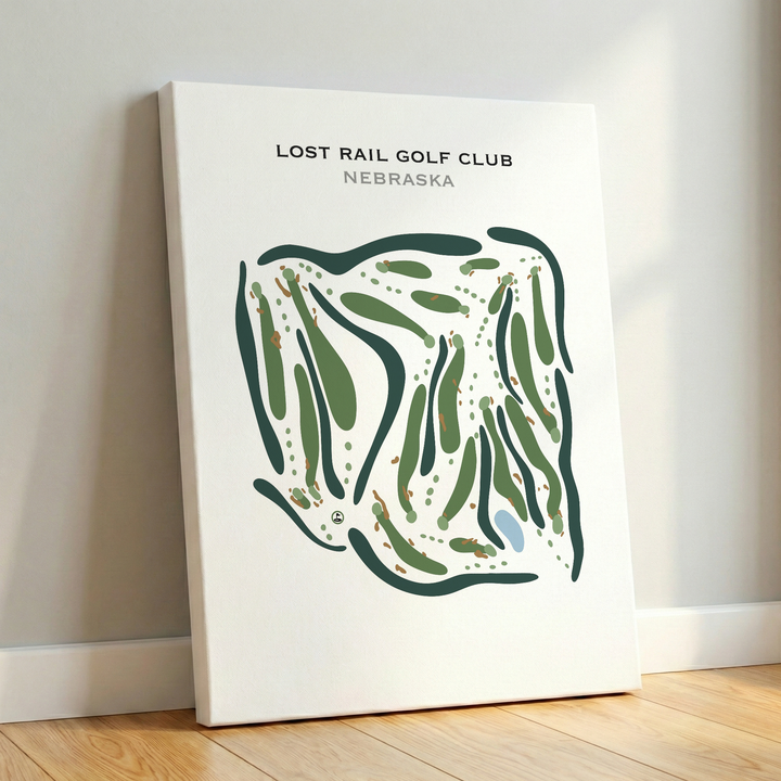 Lost Rail Golf Club, Nebraska - Printed Golf Courses