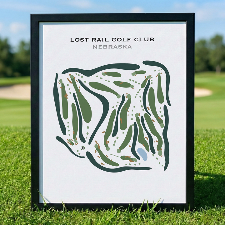 Lost Rail Golf Club, Nebraska - Printed Golf Courses