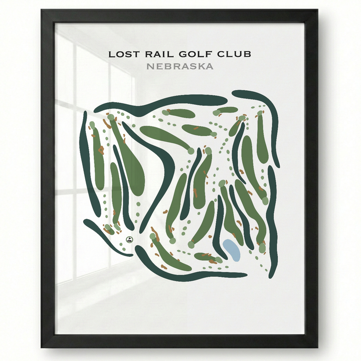 Lost Rail Golf Club, Nebraska - Printed Golf Courses