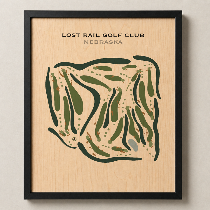 Lost Rail Golf Club, Nebraska - Printed Golf Courses