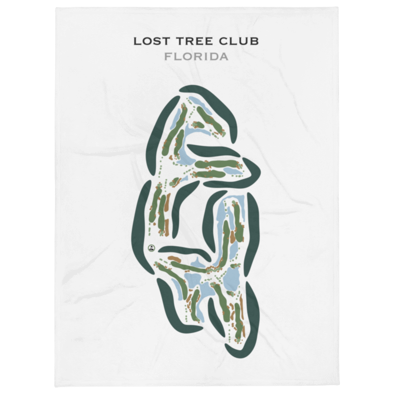 Lost Tree Club, Florida - Printed Golf Courses
