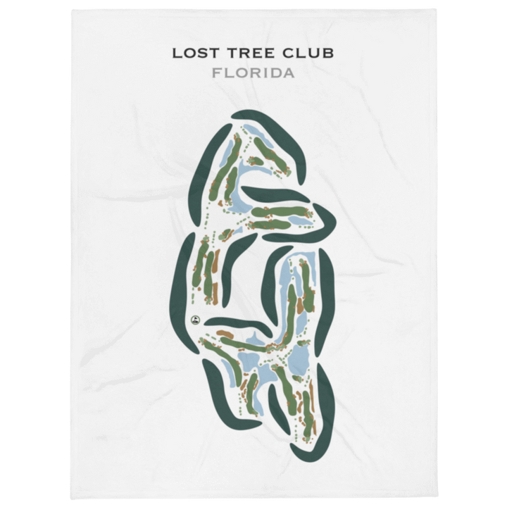 Lost Tree Club, Florida - Printed Golf Courses