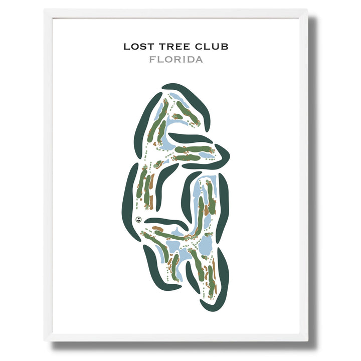 Lost Tree Club, Florida - Printed Golf Courses