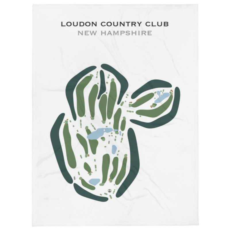 Loudon Country Club, New Hampshire - Printed Golf Courses