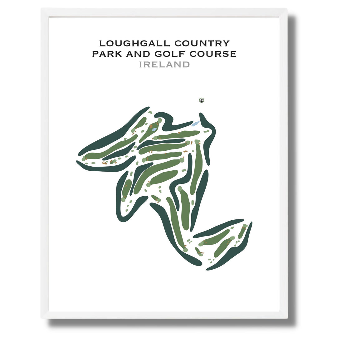 Loughgall Country Park & Golf Course, Ireland - Printed Golf Course