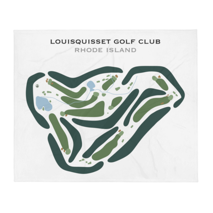 Louisquisset Golf Club, Rhode Island - Printed Golf Courses
