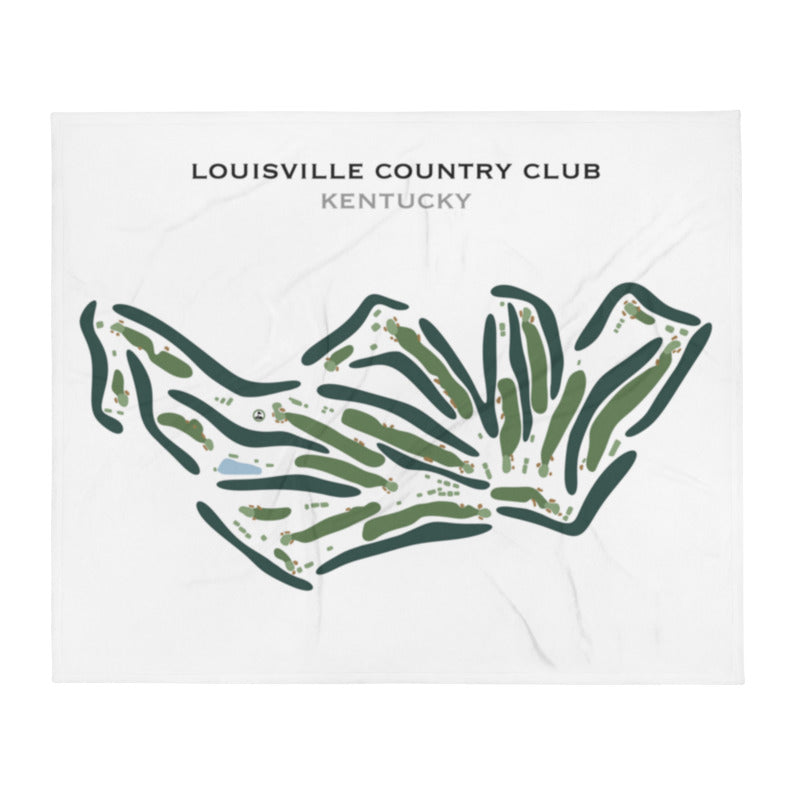 Louisville Country Club, Kentucky - Printed Golf Course