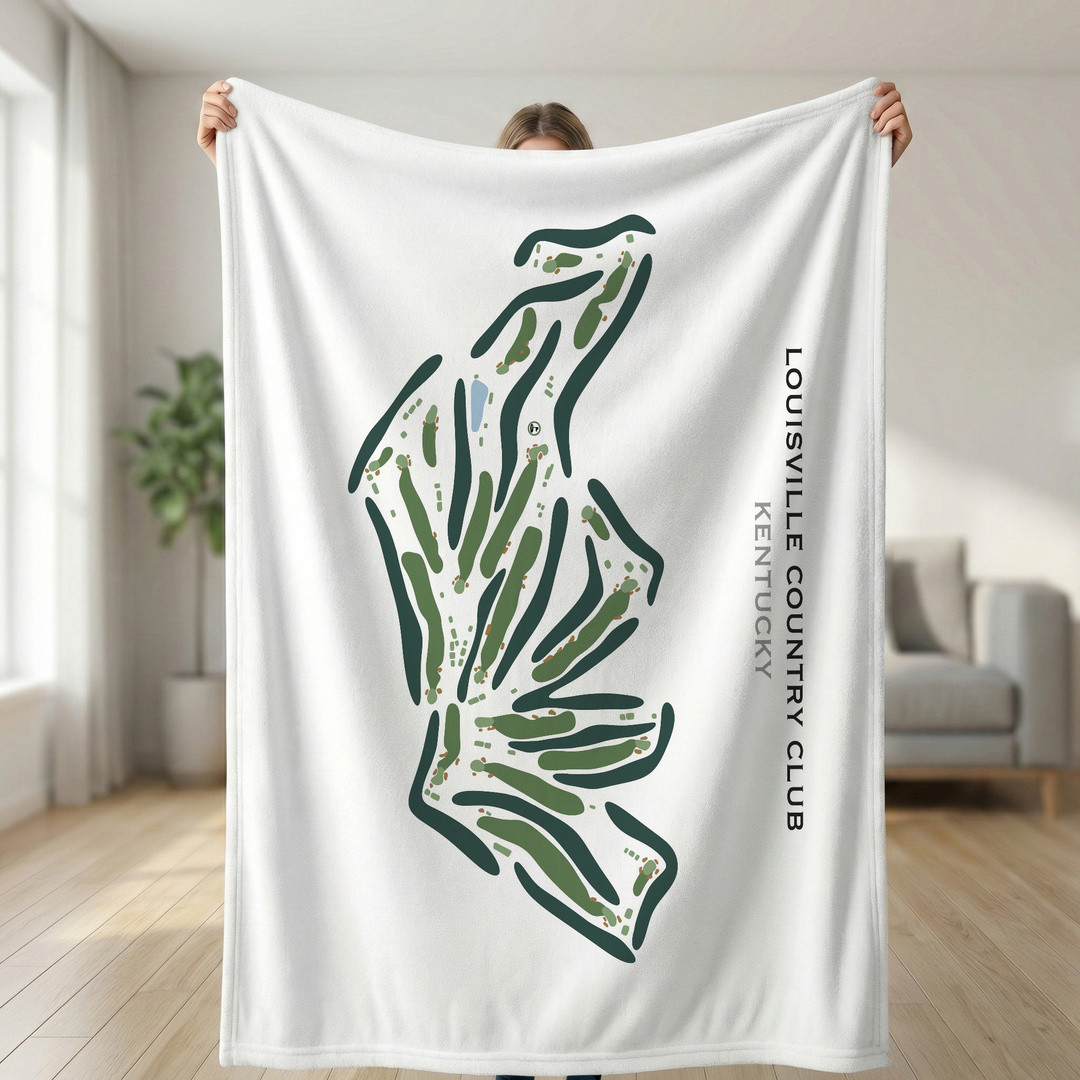 Louisville Country Club, Kentucky - Printed Golf Course