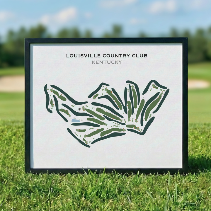 Louisville Country Club, Kentucky - Printed Golf Course