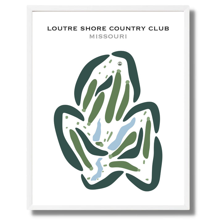 Loutre Shore Country Club, Missouri - Printed Golf Courses