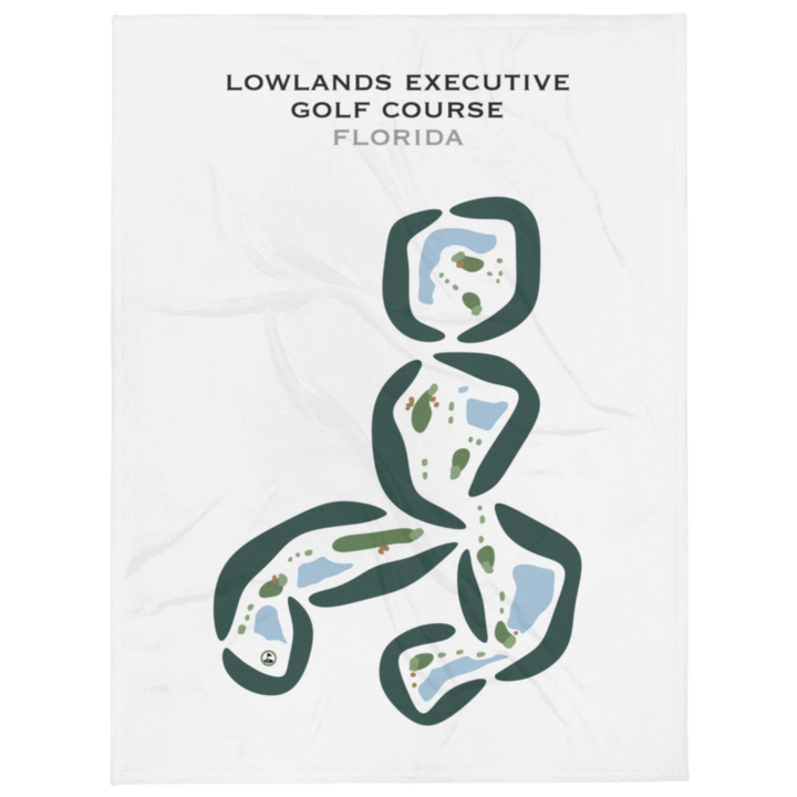 Lowlands Executive Golf Course, Florida - Printed Golf Courses