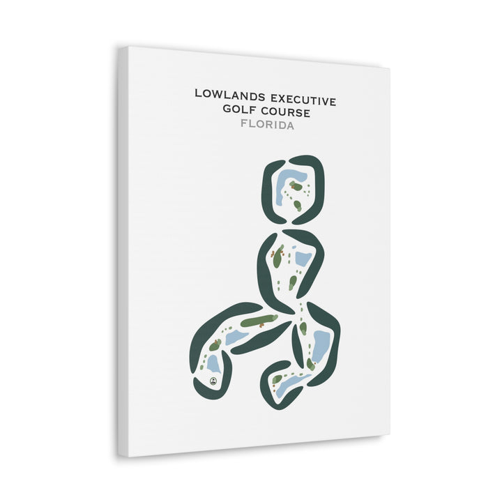 Lowlands Executive Golf Course, Florida - Printed Golf Courses