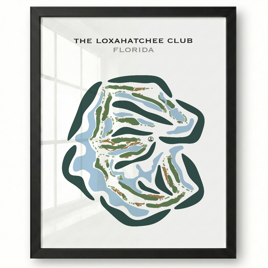 The Loxahatchee Club, Florida - Printed Golf Course