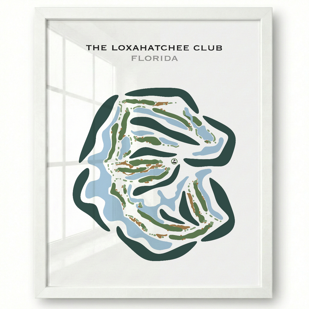 The Loxahatchee Club, Florida - Printed Golf Course
