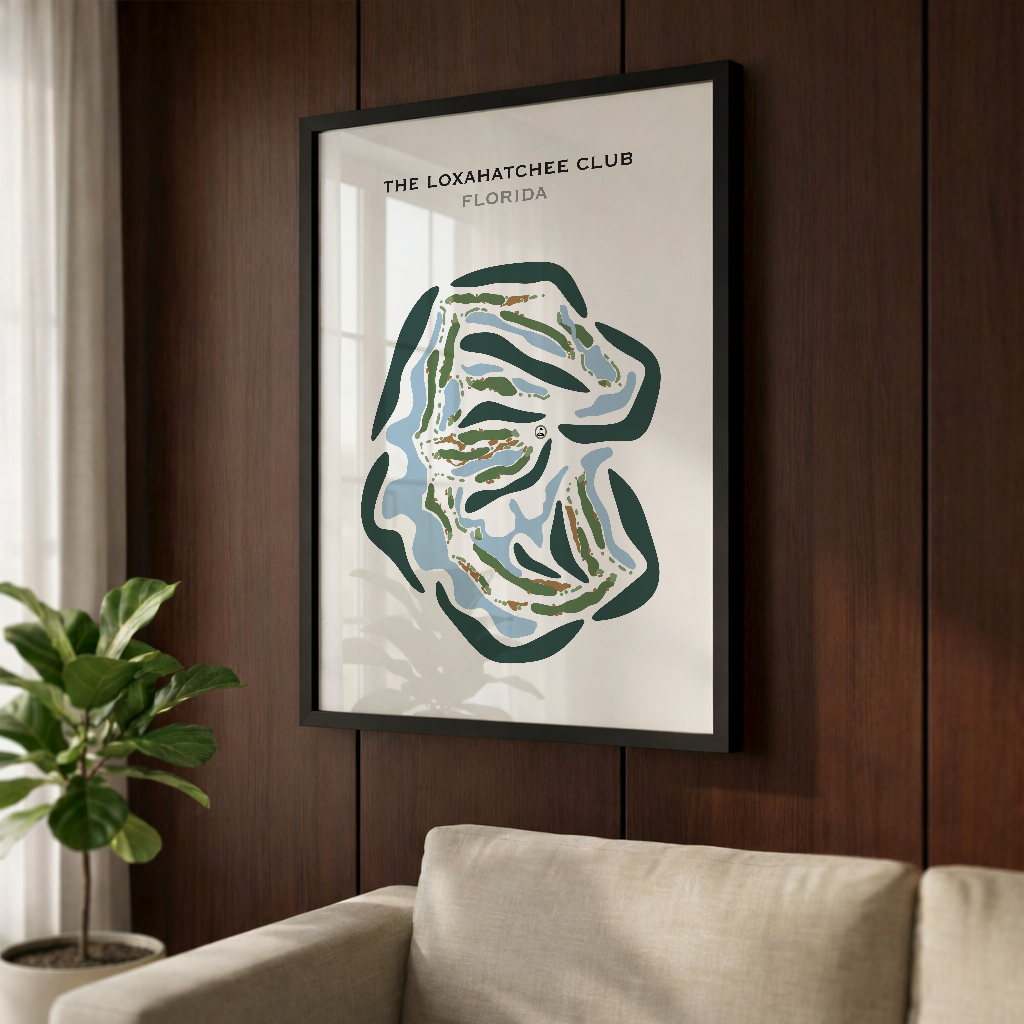 The Loxahatchee Club, Florida - Printed Golf Course