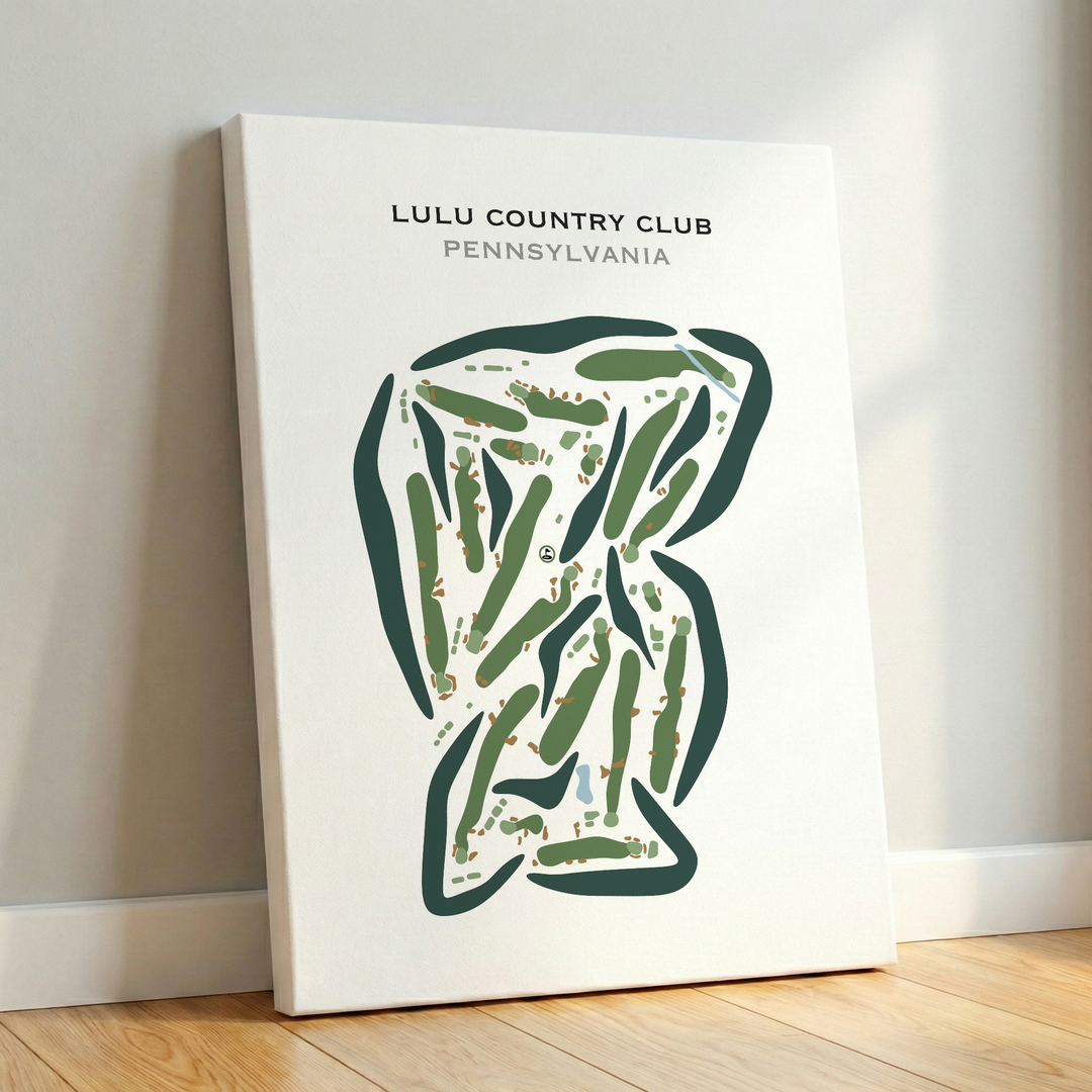 LuLu Country Club, Pennsylvania - Printed Golf Courses