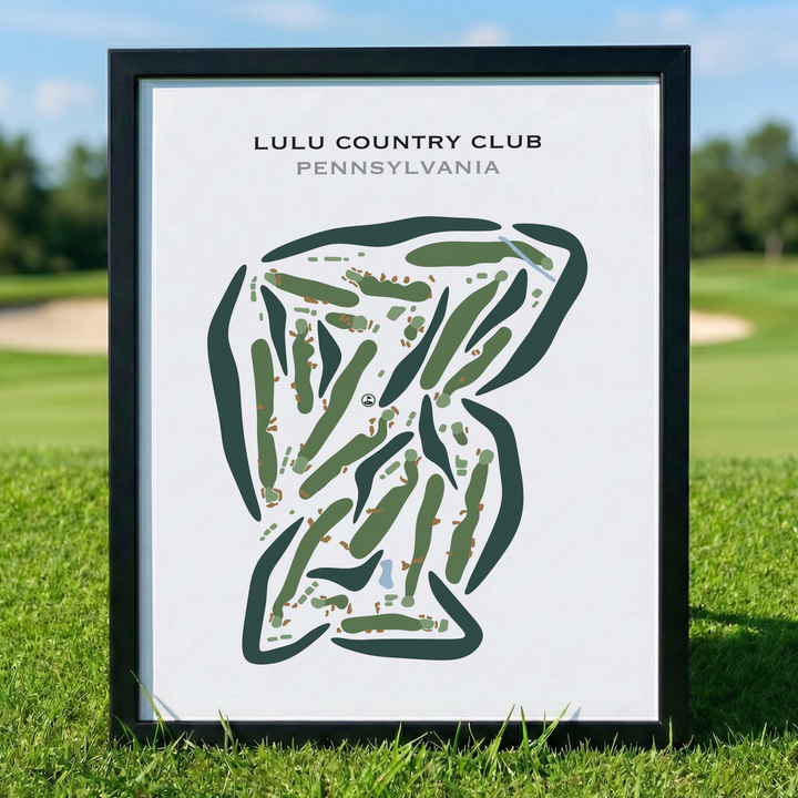 LuLu Country Club, Pennsylvania - Printed Golf Courses