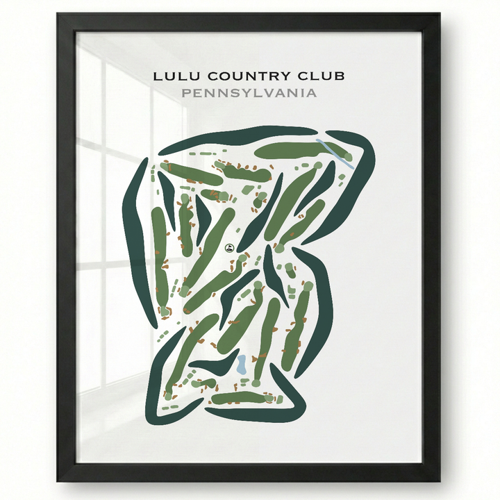 LuLu Country Club, Pennsylvania - Printed Golf Courses