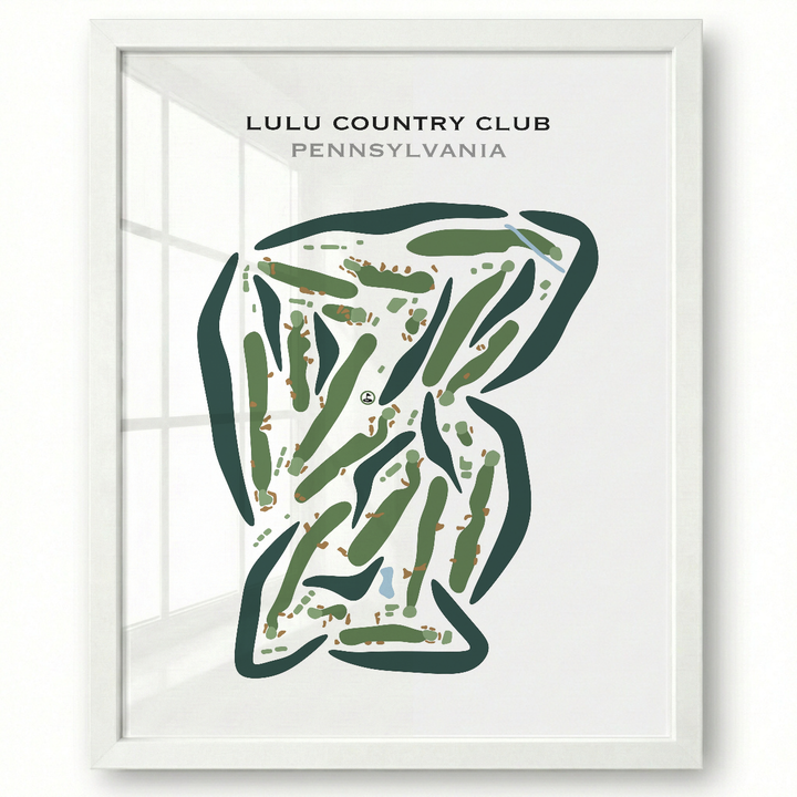 LuLu Country Club, Pennsylvania - Printed Golf Courses