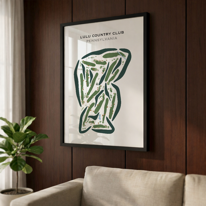 LuLu Country Club, Pennsylvania - Printed Golf Courses