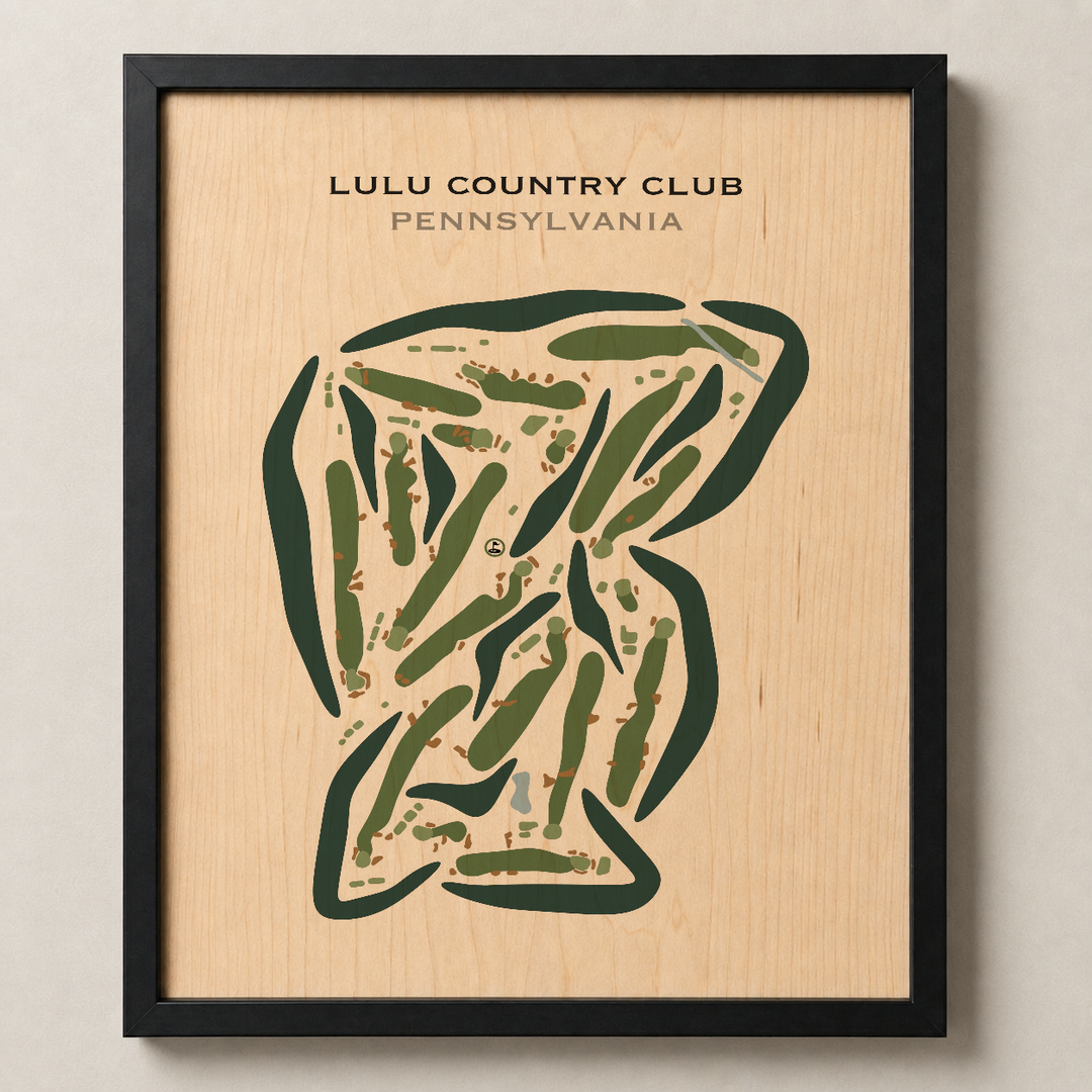 LuLu Country Club, Pennsylvania - Printed Golf Courses