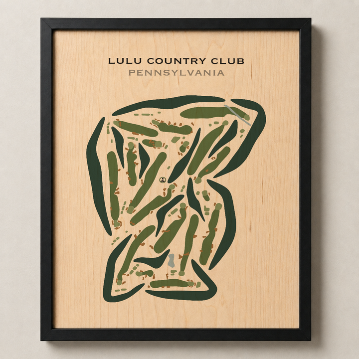 LuLu Country Club, Pennsylvania - Printed Golf Courses