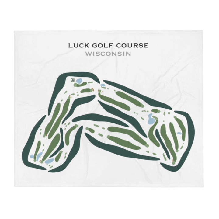 Luck Golf Course, Wisconsin - Printed Golf Courses