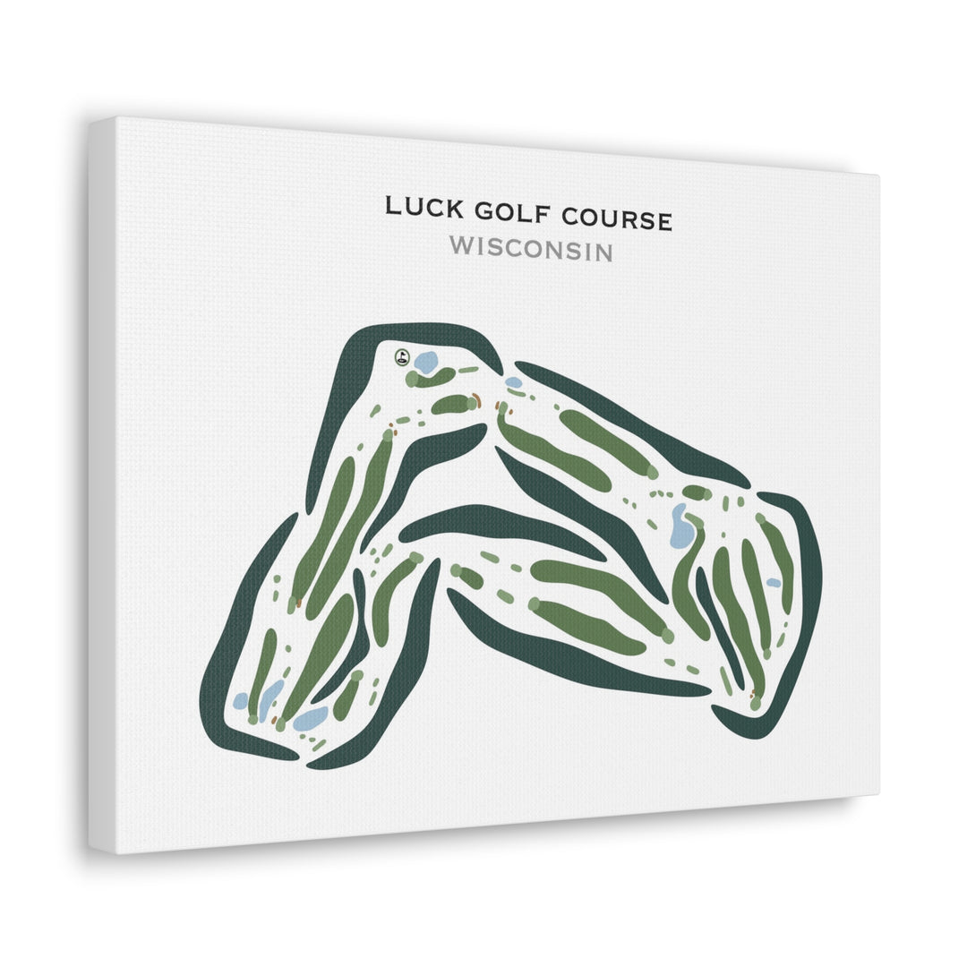 Luck Golf Course, Wisconsin - Printed Golf Courses