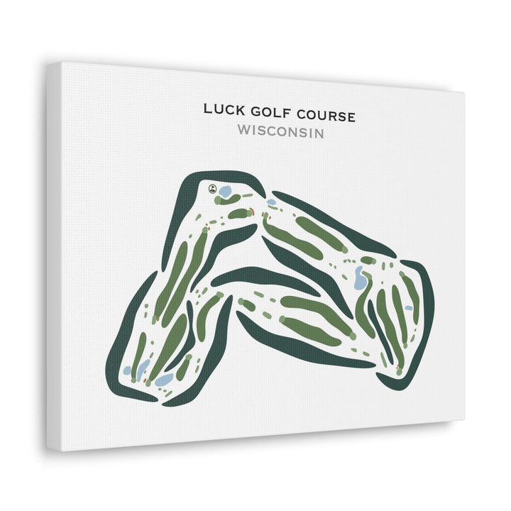 Luck Golf Course, Wisconsin - Printed Golf Courses