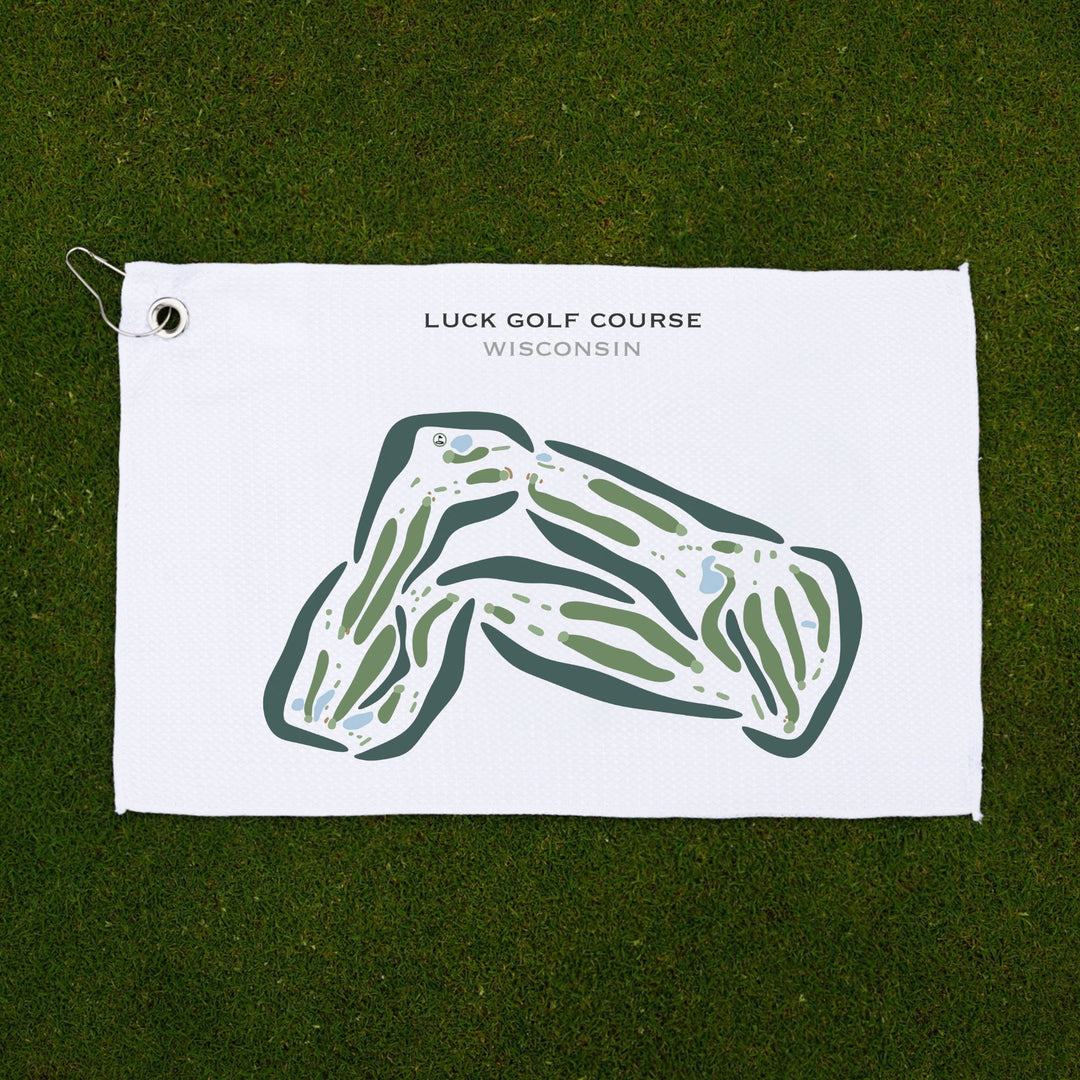 Luck Golf Course, Wisconsin - Printed Golf Courses