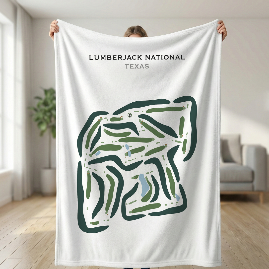 Lumberjack National, Texas - Printed Golf Courses