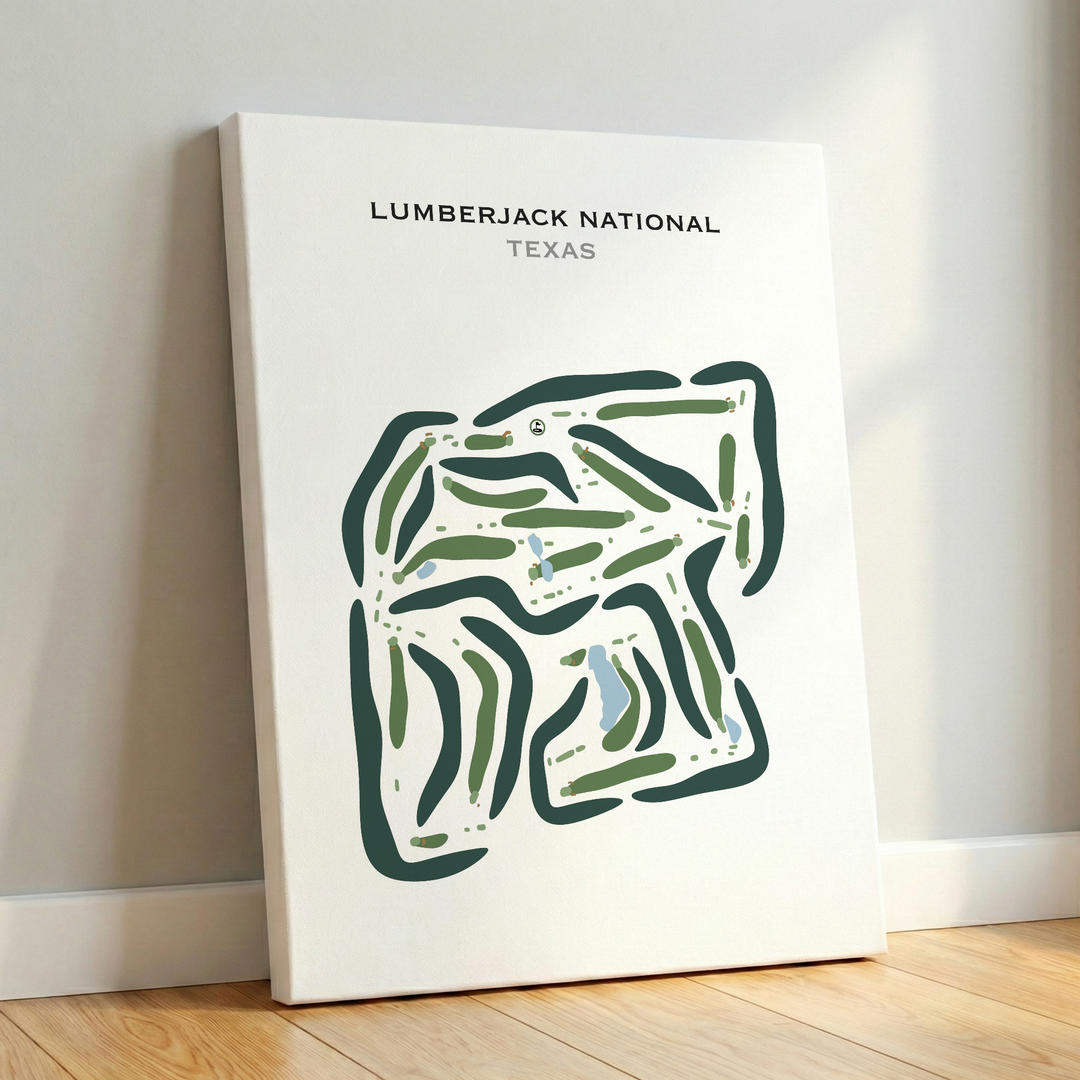 Lumberjack National, Texas - Printed Golf Courses