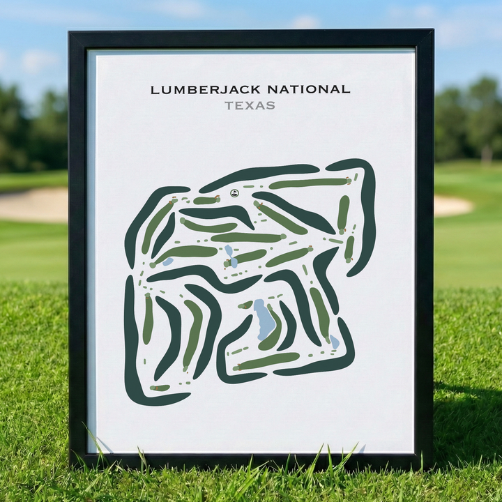 Lumberjack National, Texas - Printed Golf Courses