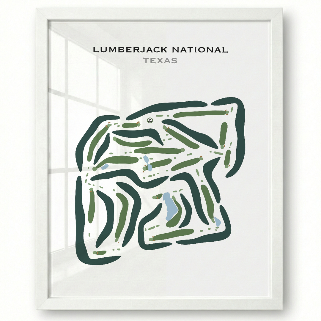 Lumberjack National, Texas - Printed Golf Courses