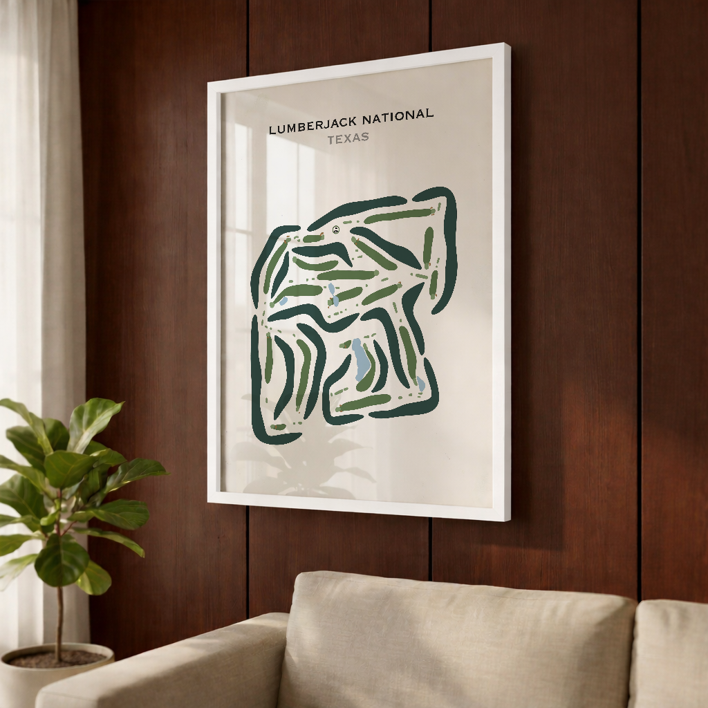 Lumberjack National, Texas - Printed Golf Courses