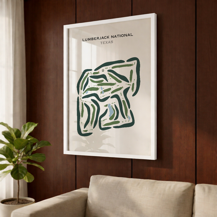 Lumberjack National, Texas - Printed Golf Courses