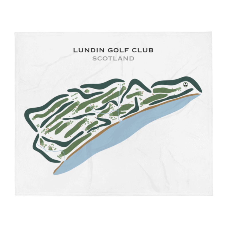 Lundin Golf Club, Scotland - Printed Golf Courses