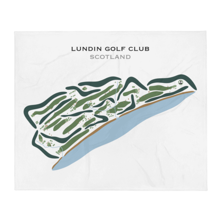 Lundin Golf Club, Scotland - Printed Golf Courses